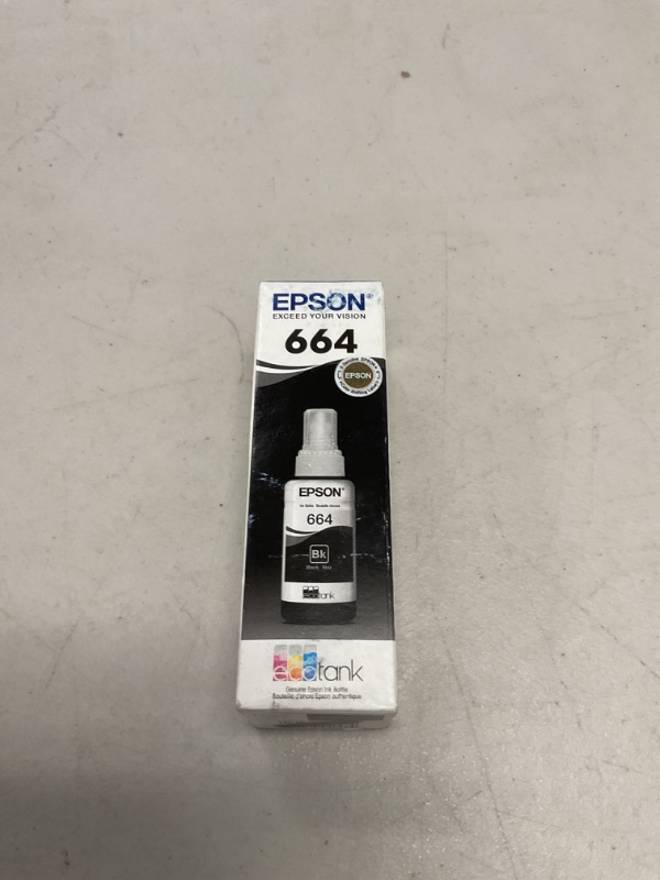 Photo 1 of Epson T664120 EcoTank Black Ink Bottle