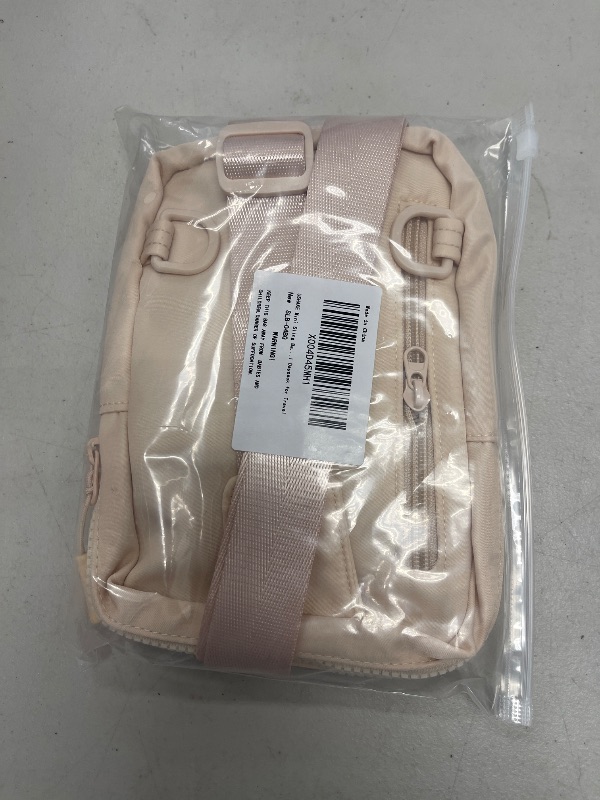Photo 1 of USHAKE Small Sling Bag for Women and Men, Water Resistant Crossbody Chest Bag Small Travel Bag for Casual, Travelling, Sport, Beige