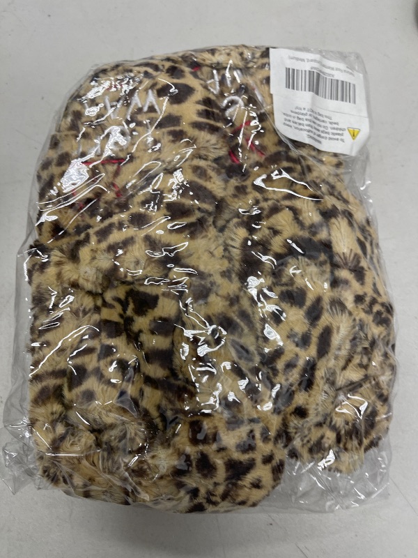 Photo 1 of Warming Slippers - Microwave Toes and Feet Warmers Cordless (Cozy Toasty Warming Socks- Relaxation, Natural Heat, Massaging, and Cold Foot Relief) (Medium, Leopard)