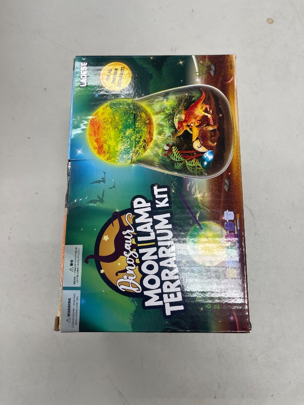 Photo 1 of Dinosaur Terrarium Kit for Kids - Dino Kid Crafts with DIY Moon Lamp Kit - Birthday Gift for Boys Ages 4 5 6 7 8-12 Year Old - Arts and Crafts for Boy and Kids - Gifts for Boys