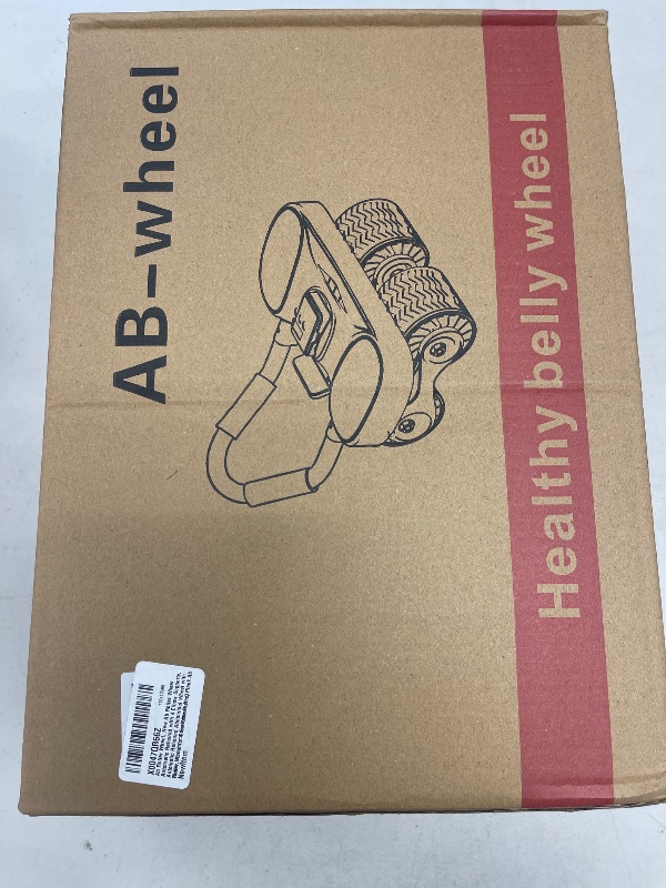 Photo 1 of Ab Roller Wheel, New Ab Roller Wheel Automatic Rebound with 4 Elbow Supports, Automatic Rebound Abdominal Wheel with Timer, Abdominal Exercise Roller, Plank Ab Roller Wheel for Core Trainer (red)