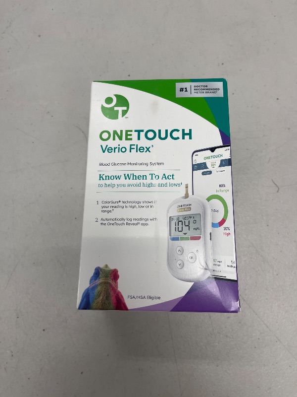 Photo 1 of OneTouch Verio Flex Blood Glucose Monitoring System