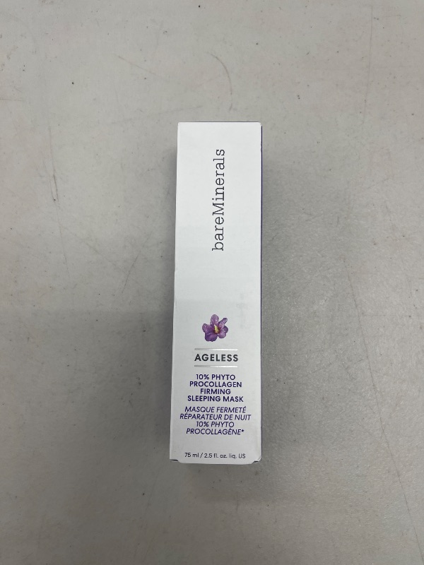 Photo 1 of bareMinerals Ageless 10% Phyto ProCollagen Firming Sleeping Mask