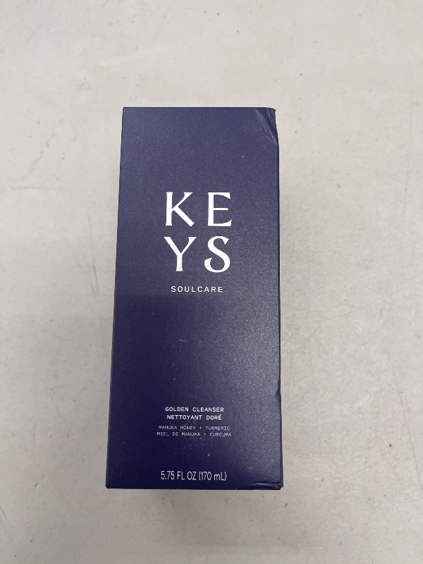 Photo 1 of Keys Soulcare Golden Face Cleanser, Gently Removes Dirt, Makeup & Impurities and Soothes Skin with Manuka Honey, Cruelty-Free, 5.75 Fl Oz
