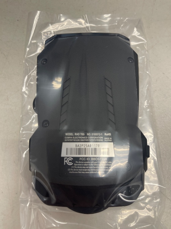 Photo 1 of Cobra - RAD 700i Radar Detector, works with Apple CarPlay/Android Auto - Black