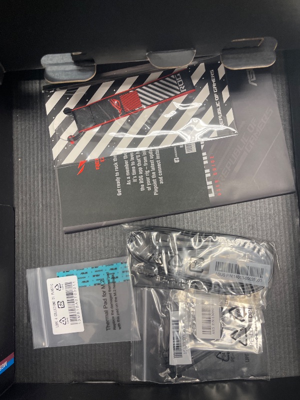 Photo 1 of ASUS ROG Strix B650E-F Gaming WiFi AMD B650 AM5 Ryzen™ Desktop 9000 8000 & 7000 ATX Motherboard, 12+2 Power Stages, DDR5, 3X M.2 Slot, PCIe® 5.0, WiFi 6E, 2.5G LAN, USB 3.2 Gen 2x2 Type-C®, Aura Sync