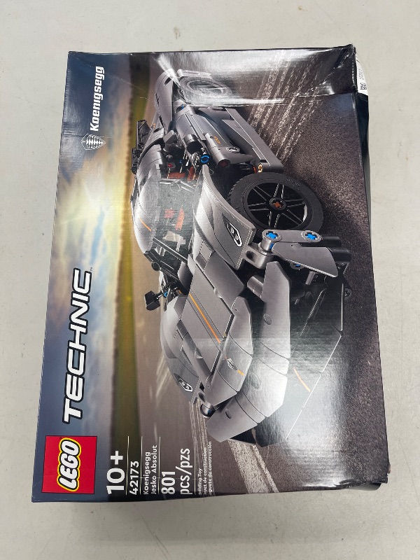 Photo 1 of LEGO Technic Koenigsegg Jesko Absolut Grey Hypercar, Sports Car Building Toy Set for Boys and Girls, Vehicle Racing Car for Kids, Buildable Model Kit, Sports Car Toy, Motor Enthusiasts’ Gift, 42173