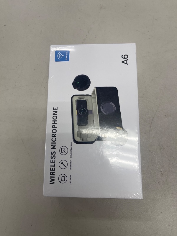 Photo 1 of QUEENLINK Quad-Mode Wireless Lavalier Microphone for iPhone/Android with Noise Cancellation, Acoustic, Reverb and Mute, 48KHz/24bit, 330ft Range, 60H Battery, Lapel Mic for Video Recording, Streaming