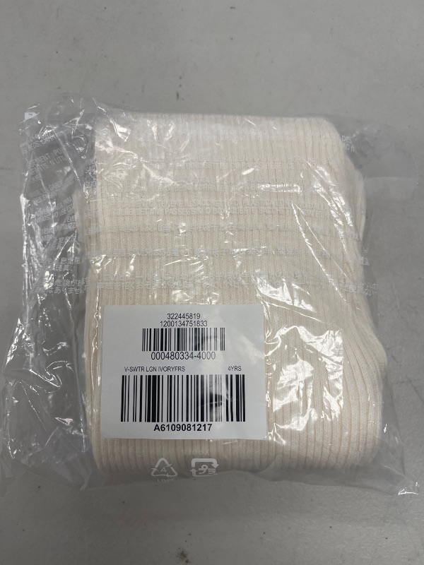 Photo 1 of GAP Baby Girls Sweater Legging Ivory Frost 4YRS