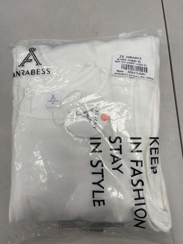 Photo 1 of ANRABESS Womens Jumpsuits 2024 Casual Summer Dressy Romper Sleeveless Wide Leg Long Pants Outfits Fashion Travel Clothes SIZE XL