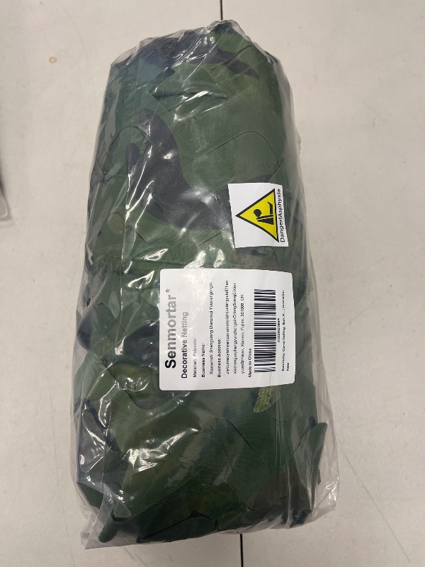 Photo 1 of Senmortar Camo Netting, Bulk Roll Camouflage Netting Woodland 5 x 39 ft, Military Hunting Mesh Free Cutting for Hunting Blind Sunshade Shooting Theme Party Decoration