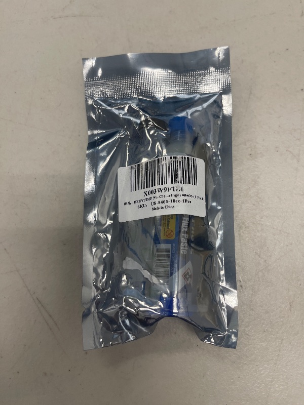 Photo 1 of BEEYUIHF No-Clean Soldering Flux Paste, Smooth Flow Solder flux for Soldering, Electronics Flux Paste for PCB/IC/BGA/SMD Repairing DIY (10mL Syringe) #8403 (1 Pack)