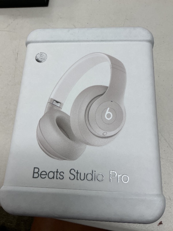Photo 1 of Beats Studio Pro - Wireless Bluetooth Noise Cancelling Headphones - Personalized Spatial Audio, USB-C Lossless Audio, Apple & Android Compatibility, Up to 40 Hours Battery Life - Sandstone