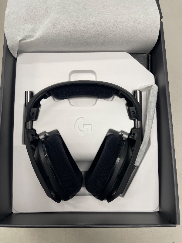 Photo 1 of Logitech G Astro A50 X Omni-Platform Wireless Gaming Headset + Base Station for PS5, Xbox, PC: PLAYSYNC Video & Audio Switcher, HDMI 2.1 4K 120Hz VRR, <24 bit/48 kHz, 24hr Battery, 2.4GHz & BT - Black