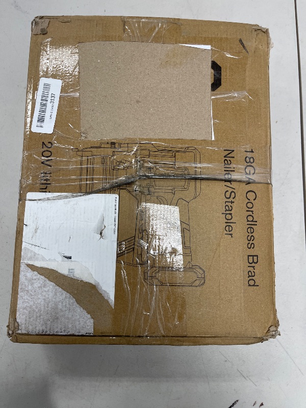 Photo 1 of KIMO 18 Gauge Nail Gun Cordless with Battery 2.0Ah X 2, 1000pcs Nails and Staples, 2 Firing Modes, 180 Nails/min, Adjustable Nailing Depth, 2 in 1 Cordless Brad Nailer and Stapler for DIY Project