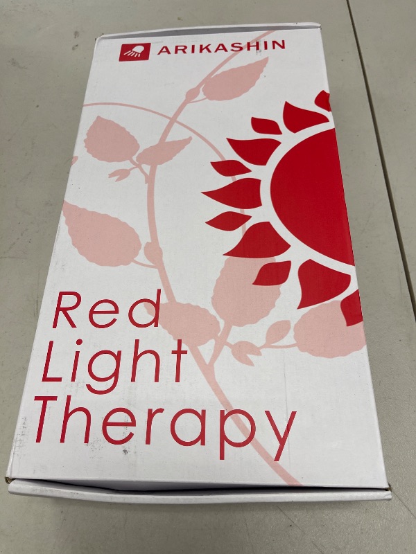 Photo 1 of Arikashin Red Light Therapy Lamp with Adjustable Stand, Timer, Height, Brightness - 660nm, 660nm+850nm, 660Nm+940nm- Effective for Body and Skin Vitality, 3-Head,White,36W