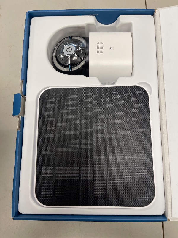 Photo 1 of eufy Security 4G LTE Cam S330, 4K Cellular Wireless Security Camera, Pan and Tilt, Solar Powered, AI Human/Vehicle Tracking, with SIM Card and 32GB SD Card. (Renewed)