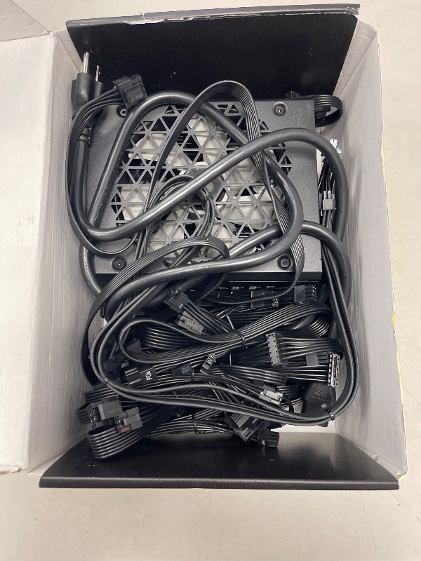 Photo 1 of Corsair RM1000x Shift Fully Modular ATX Power Supply - Modular Side Interface - ATX 3.1 & PCIe 5.1 Compliant - Zero RPM Fan Mode - 105°C-Rated Capacitors - 80 Plus Gold Efficiency - Black