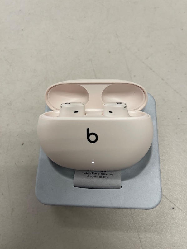 Photo 1 of Beats Studio Buds + | True Wireless Noise Cancelling Earbuds, Enhanced Apple & Android Compatibility, Built-in Microphone, Sweat Resistant Bluetooth Headphones, Spatial Audio - Ivory