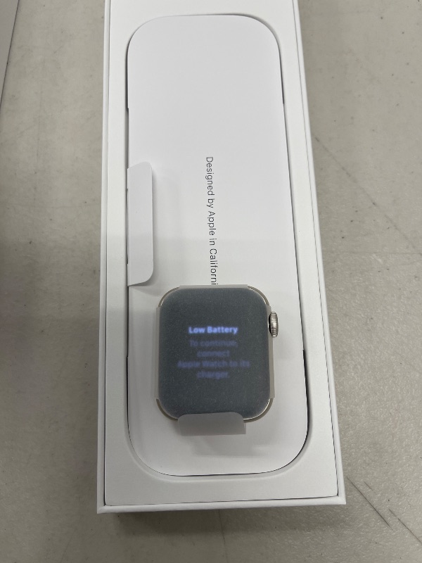 Photo 1 of Apple Watch SE (2nd Gen) [GPS 40mm] Smartwatch with Starlight Aluminum Case with Starlight Sport Band S/M. Fitness and Sleep Trackers, Crash Detection, Heart Rate Monitor, Retina Display
