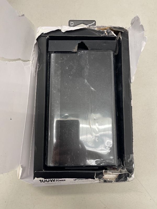 Photo 1 of mophie powerstation pro AC (2023)-27,000 mAh External Battery compatbile With MacBook&iPad Portable PD battery with 100W of AC&60W USB-C Fast Charge integrated carry strap-USB-C cable included, Black