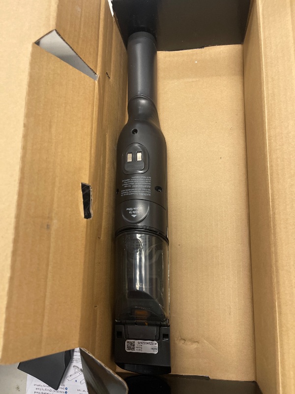 Photo 1 of Shark WV201 WANDVAC Handheld Vacuum, Lightweight at 1.4 Pounds with Powerful Suction, Charging Dock, Single Touch Empty and Detachable Dust Cup,Graphite, Slate