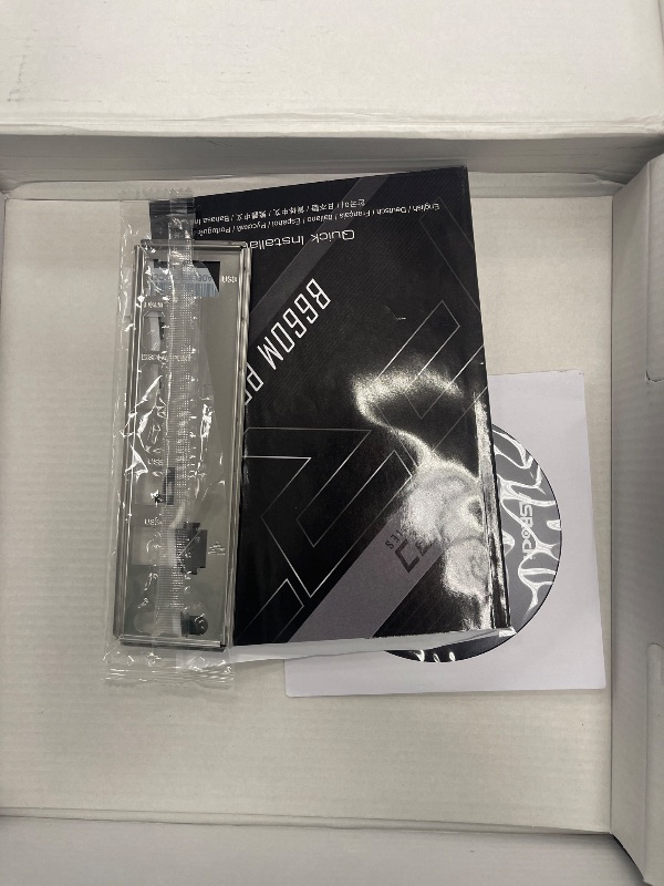Photo 1 of ASRock B660M Pro RS Intel B660 Series CPU (LGA1700) 32 GB Compatible B660M MicroATX Motherboard