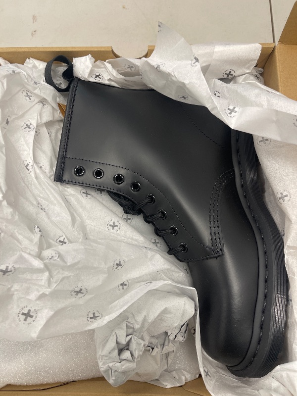 Photo 1 of Dr. Martens Women's 1460 Mono Smooth Leather SIZE 10 MENS SIZE 11 WOMENS