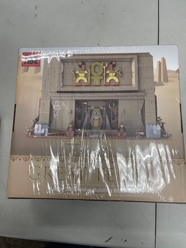 Photo 1 of Ancient Egyptian Temple Architecture Building Blocks Set for Adult, Educational Building Set Toy for History Enthusiasts, Includes Statues and Hieroglyphics, Ideal Gift for Collectors and Kid Aged 12+