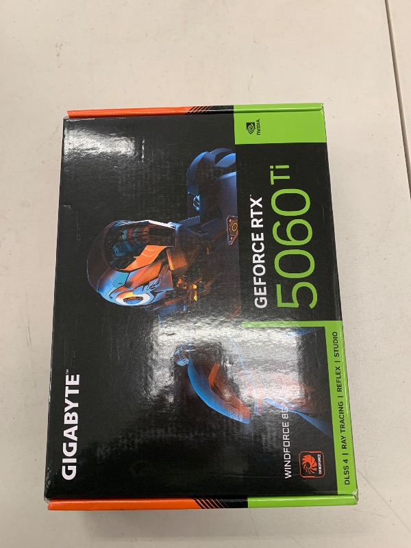 Photo 1 of GIGABYTE GeForce RTX 5060 Ti WINDFORCE 8G Graphics Card, 8GB 128-bit GDDR7, PCIe 5.0, WINDFORCE Cooling System, GV-N506TWF2-8GD Video Card
