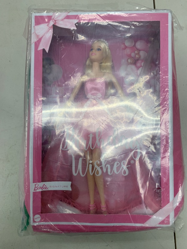 Photo 1 of Barbie Birthday Wishes Doll with Blonde Hair and Pink Satin and Tulle Dress, Special Occasion Toys and Collectibles