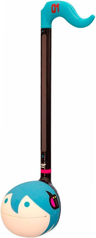 Photo 1 of Otamatone Classic Hatsune Miku Vocaloid [Officially Licensed] Japanese Character Electronic Musical Instrument Portable Synthesizer from Japan Maywa Denki for Children Kids and Adults Gift

