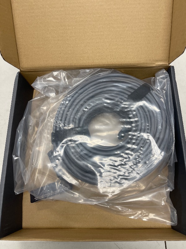Photo 1 of Klutchtech 150FT Replacement Cable for Starlink Standard Actuated Gen 2, Starlink Cable Gen 2/V2 with End Caps Waterproof Gray (150FT/46M)