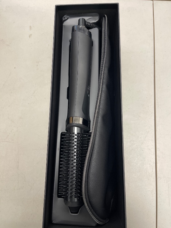 Photo 1 of ghd Duet Blowdry - 2-in-1 Hot Air Brush for Wet to Dry Styling with No Heat Damage, 3X More Volume, More Shine, and Frizz-Free Finish - Quiet Styling, Heated Bristles and Barrel - Black