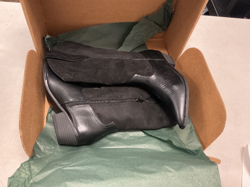 Photo 1 of The Drop Women's Ace Midshaft Western Boot, Black, 6.5