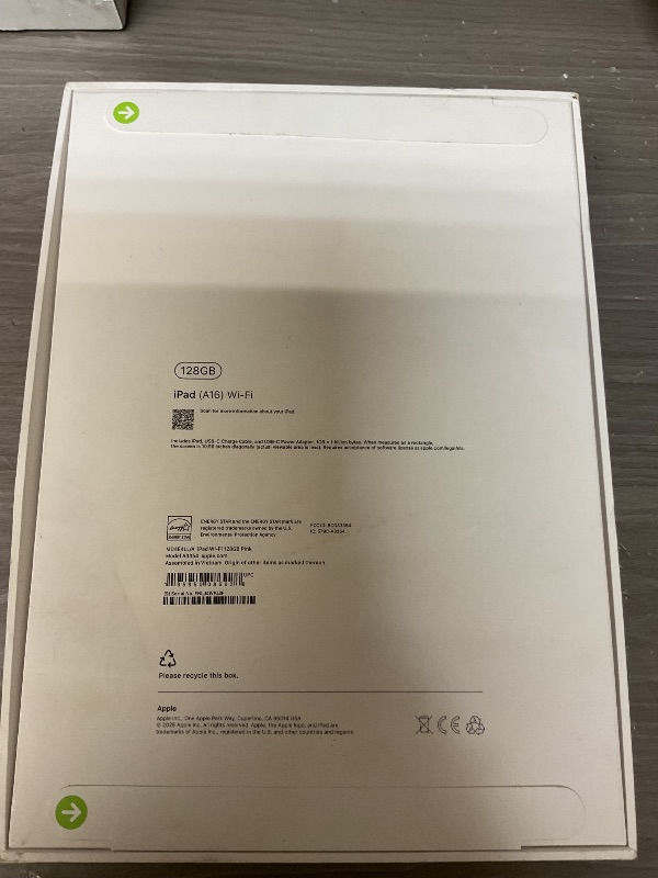 Photo 1 of Apple iPad 11-inch: A16 chip, 11-inch Model, Liquid Retina Display, 128GB, Wi-Fi 6, 12MP Front/12MP Back Camera, Touch ID, All-Day Battery Life — Pink