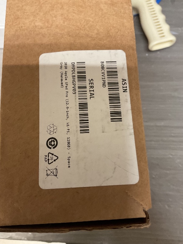 Photo 1 of Apple 2020 iPad Pro (12.9-inch, Wi-Fi, 128GB) - Space Gray (Renewed)