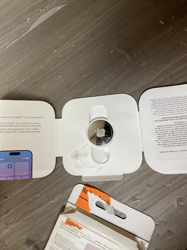 Photo 1 of Apple AirTag. Keep Track of and find Your Keys, Wallet, Luggage, Backpack, and More. Simple one-tap Set up with iPhone or iPad