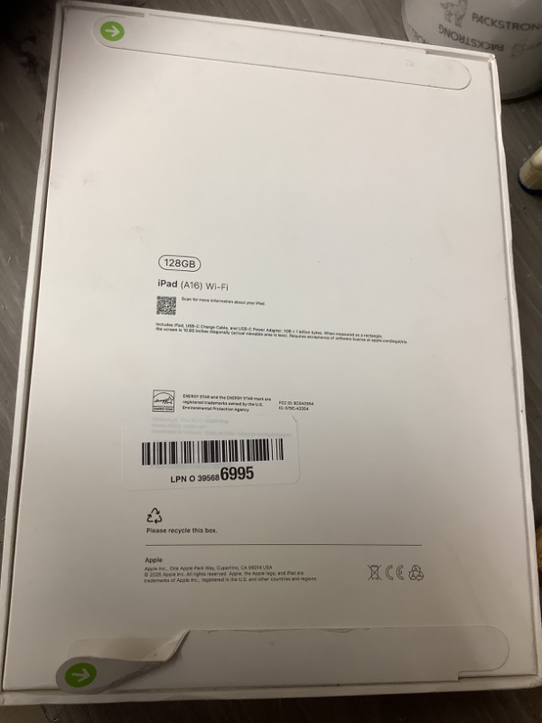 Photo 1 of Apple iPad 11-inch: A16 chip, 11-inch Model, Liquid Retina Display, 128GB, Wi-Fi 6, 12MP Front/12MP Back Camera, Touch ID, All-Day Battery Life — Blue