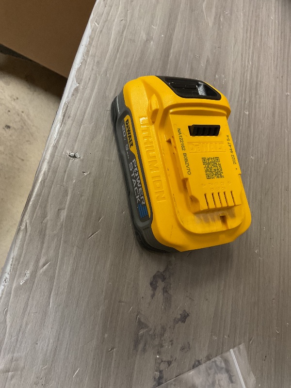 Photo 1 of DEWALT 20V MAX XR POWERSTACK 5 Ah Lithium Ion Battery (DCBP520)