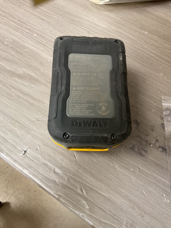 Photo 1 of DEWALT 20V MAX XR POWERSTACK 5 Ah Lithium Ion Battery (DCBP520)