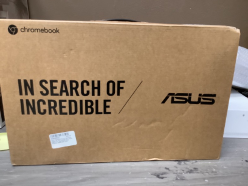 Photo 1 of ASUS Chromebook Flip CX1 Convertible Laptop, 14" FHD NanoEdge 360-degree Touchscreen, Intel Celeron N4500 Processor, 128GB eMMC Storage, 8GB RAM, ChromeOS, Transparent Silver, CX1400FKA-AS88FT