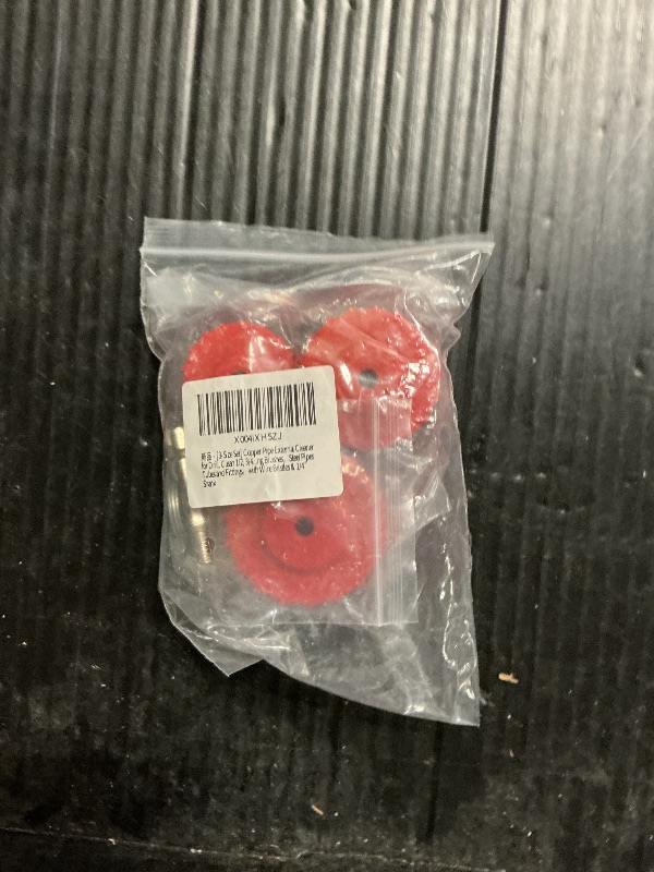 Photo 1 of [3-Size Set] Pipe Interface Polishing Brush, Electric Grinder Brush?Clean 1/2, 3/4, 1-in Copper Pipes & Tubes for Soldering, Bolt Rust Removal Brush?Auto & motor Battery Brush?with 1/4”Shank (1)