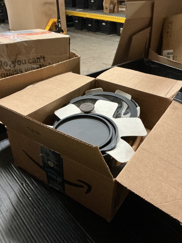 Photo 1 of **missing pieces--PARTIA SET---missing pieces**Astercook Non Stick RV Pots and Pans Ceramic Kitchen Cookware Set with Detachable/Removable Handle, Oven Safe, Induction Ready, Stackable, Black, 3 pcs