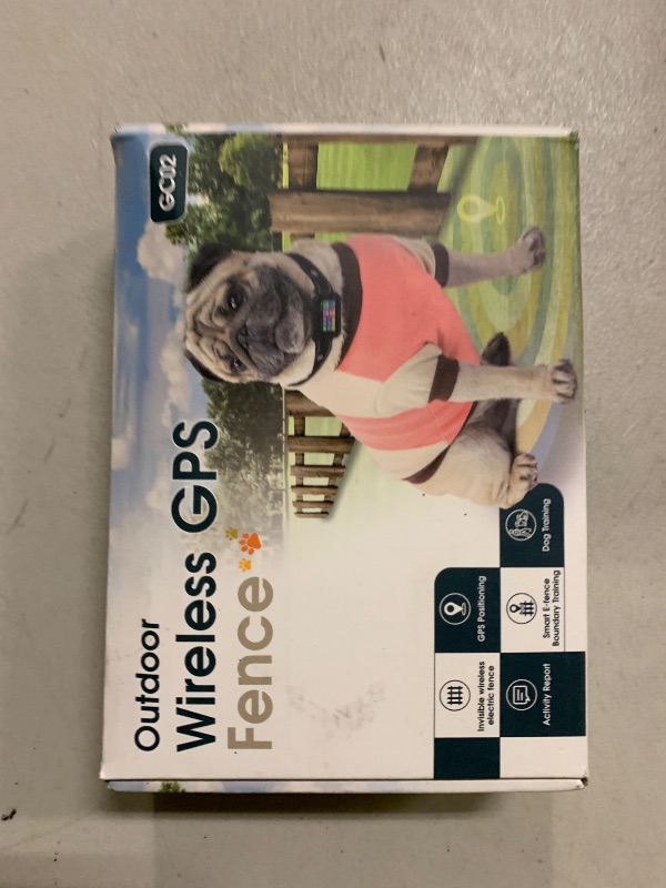 Photo 1 of GPS Wireless Dog Fence System - Electric Training Collar with Free App for Dogs 15 Lbs+ (Black)