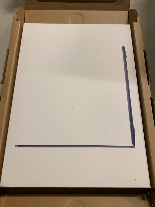 Photo 1 of Apple 2025 MacBook Air 15-inch Laptop with M4 chip: Built for Apple Intelligence, 15.3-inch Liquid Retina Display, 16GB Unified Memory, 512GB SSD Storage, 12MP Center Stage Camera, Touch ID; Midnight