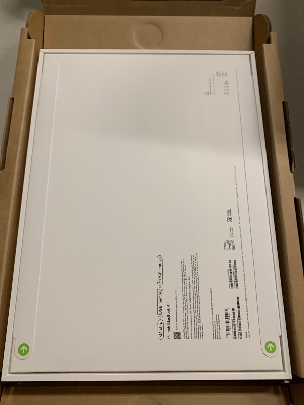 Photo 1 of Apple 2025 MacBook Air 15-inch Laptop with M4 chip: Built for Apple Intelligence, 15.3-inch Liquid Retina Display, 16GB Unified Memory, 512GB SSD Storage, 12MP Center Stage Camera, Touch ID; Midnight