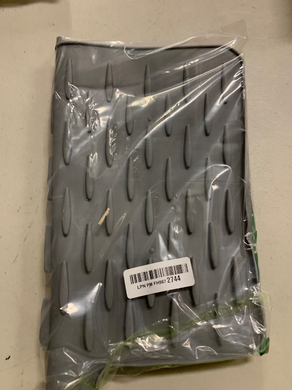 Photo 1 of 2025 Upgraded Silicone Dish Drying Mat - Extra Large 16"x12" Non-Slip Kitchen Counter Mat,Heat Resistant Faucet & Dish Drainer Pad,Gray Drying Matt for Sink, Countertop & Utensils