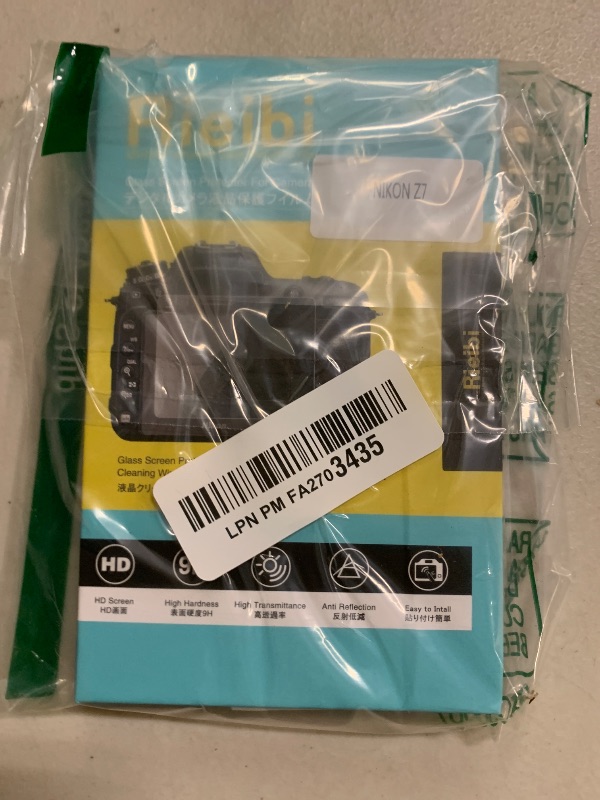 Photo 1 of (3 Packs) Rieibi Screen Protector for Nikon Z5 Z6 Z7 Z8 Z9/ Z5II Z6 II Z7 II Digital Camera, 0.33mm 9H Hardness Tempered Glass Film for Nikon Z 5 Z 6 Z 7 Z 8 Z 9/Z 5II Z 6II Z 7IIAnti-Fingerprint Anti-Scratch