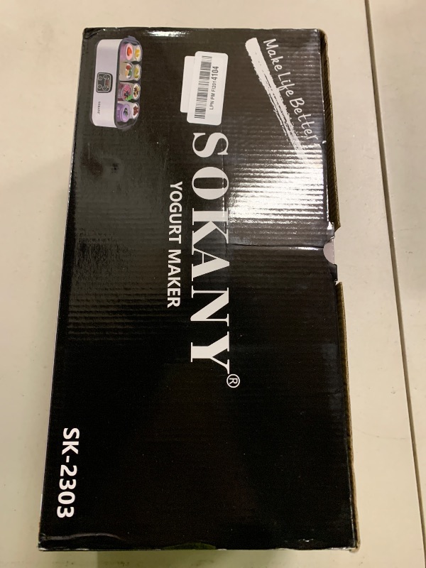 Photo 1 of 2L Yogurt Maker with Two Containers for Larger Batches Yogurt Maker with Adjustable Time & Temp Control Probiotics Yogurt Maker Machine for Homemade Dessert